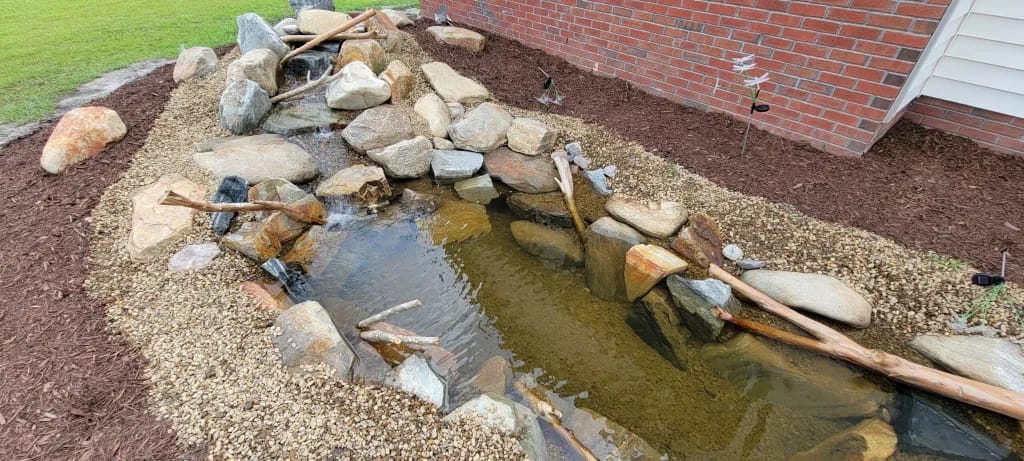 koi pond installation