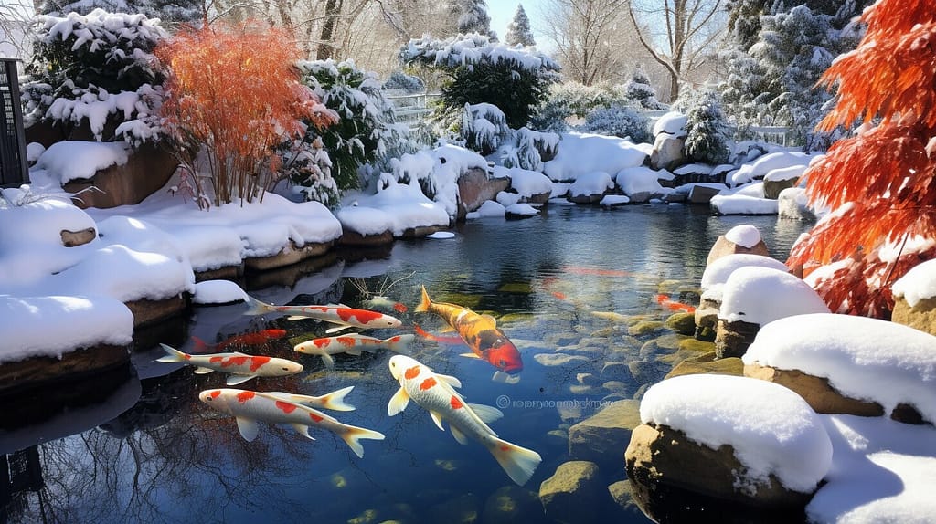 winterize koi pond